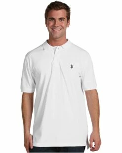 U.S. POLO ASSN. Shirts & Tops Solid Cotton Pique Polo with Small Pony -Valentino Garavani Sales Shop 81Q0Xb6avML. AC SR736920