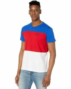U.S. POLO ASSN. Shirts & Tops Multi-Tone Crew Neck Tee