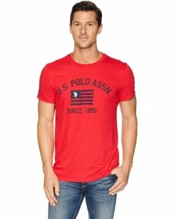 U.S. POLO ASSN. Shirts & Tops USPA Flag 1890 Crew Tee
