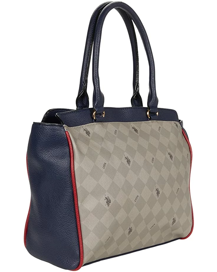 U.S. POLO ASSN. Handbags Diamond Heritage Satchel 4 U.S. POLO ASSN. Handbags Diamond Heritage Satchel - Image 2