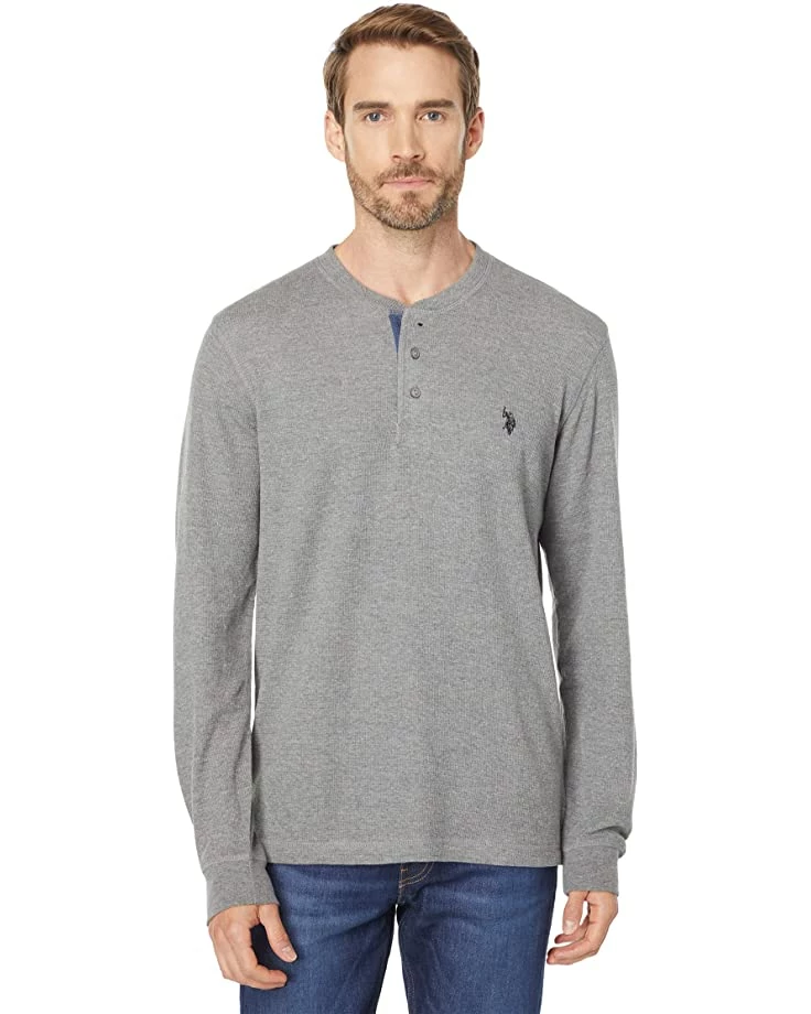 U.S. POLO ASSN. Shirts & Tops Long Sleeve Solid Thermal Henley 7 U.S. POLO ASSN. Shirts & Tops Long Sleeve Solid Thermal Henley - Image 5