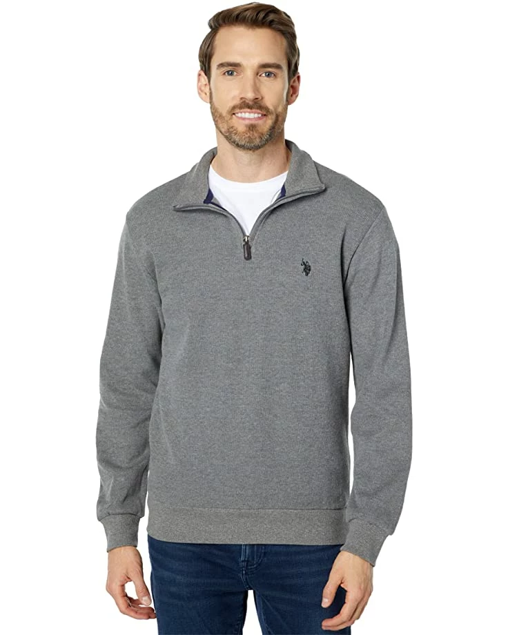 U.S. POLO ASSN. Hoodies & Sweatshirts Long Sleeve 1/4 Zip Flatback 9 U.S. POLO ASSN. Hoodies & Sweatshirts Long Sleeve 1/4 Zip Flatback - Image 7