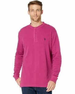 U.S. POLO ASSN. Shirts & Tops Long Sleeve Solid Thermal Henley 27 U.S. POLO ASSN. Shirts & Tops Long Sleeve Solid Thermal Henley -Valentino Garavani Sales Shop 81TUCueOlhL. AC SR736920