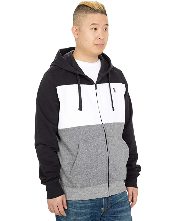 U.S. POLO ASSN. Hoodies & Sweatshirts Full Zip Color-Block Hoodie 6 U.S. POLO ASSN. Hoodies & Sweatshirts Full Zip Color-Block Hoodie - Image 4