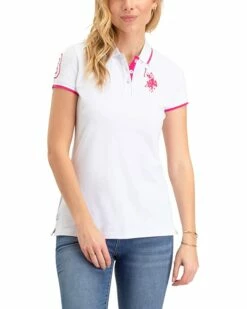 U.S. POLO ASSN. Shirts & Tops Solid Pique Polo Shirt -Valentino Garavani Sales Shop 81TZCNXqPcL. AC SR736920