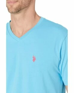 U.S. POLO ASSN. Shirts & Tops Short Sleeve Stretch V-Neck Tee Shirt -Valentino Garavani Sales Shop 81Tt8izbpL. AC SR736920