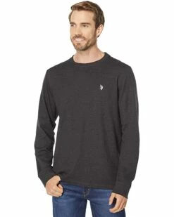 U.S. POLO ASSN. Shirts & Tops Long Sleeve Solid Thermal Crew Neck