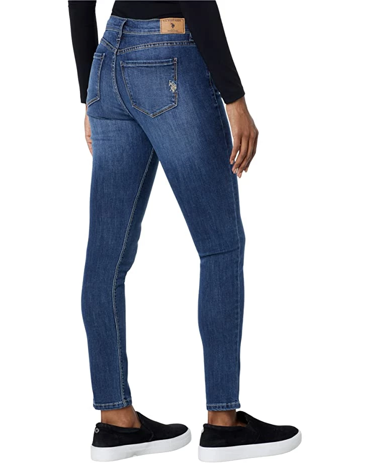 U.S. POLO ASSN. Core Super Skinny Mid-Rise Stretch Denim Jeans in Electrify Wash 4 U.S. POLO ASSN. Core Super Skinny Mid-Rise Stretch Denim Jeans in Electrify Wash - Image 2