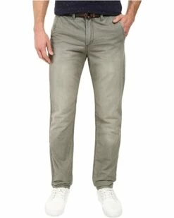 U.S. POLO ASSN. Belted Slim Fit Canvas Pants