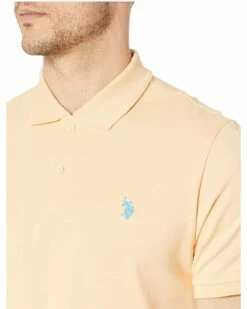 U.S. POLO ASSN. Shirts & Tops Solid Cotton Pique Polo with Small Pony -Valentino Garavani Sales Shop 81VdO6l5xjL. AC SR736920