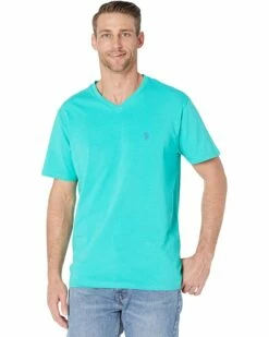 U.S. POLO ASSN. Shirts & Tops Short Sleeve Stretch V-Neck Tee Shirt -Valentino Garavani Sales Shop 81XwGKko0qL. AC SR736920
