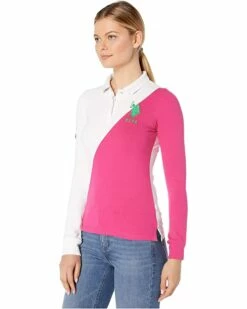 U.S. POLO ASSN. Shirts & Tops Splice Long Sleeve Polo 7 U.S. POLO ASSN. Shirts & Tops Splice Long Sleeve Polo -Valentino Garavani Sales Shop 81YY9ZEANSL. AC SR736920