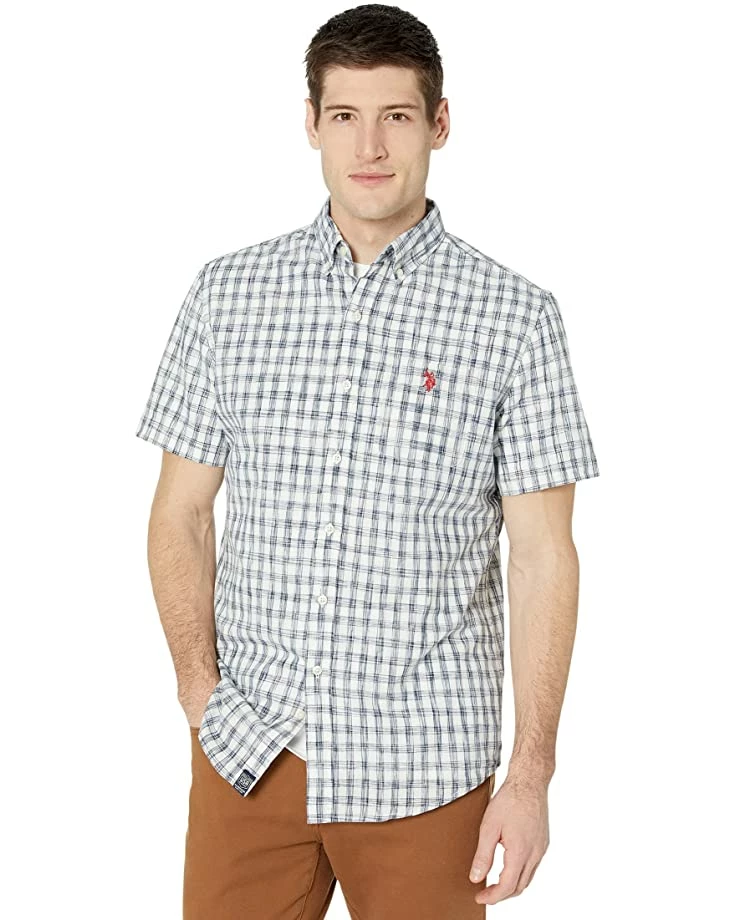 U.S. POLO ASSN. Shirts & Tops Short Sleeve Classic Fit Ikat Pattern Woven Shirt 3 U.S. POLO ASSN. Shirts & Tops Short Sleeve Classic Fit Ikat Pattern Woven Shirt