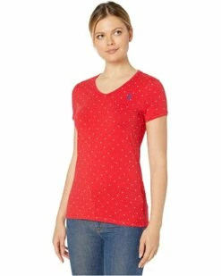 U.S. POLO ASSN. Shirts & Tops Dot V-Neck Tee 21 U.S. POLO ASSN. Shirts & Tops Dot V-Neck Tee -Valentino Garavani Sales Shop 81Zquo4txZL. AC SR736920