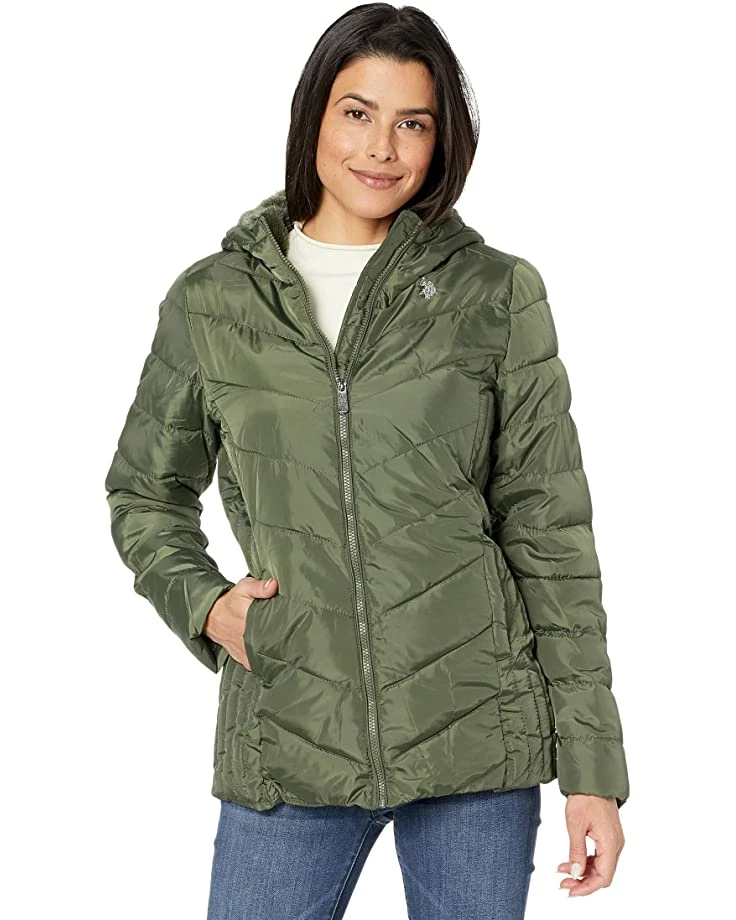 U.S. POLO ASSN. Coats & Outerwear Narrow Channel w/ Hood Cozy Lining 8 U.S. POLO ASSN. Coats & Outerwear Narrow Channel w/ Hood Cozy Lining - Image 6