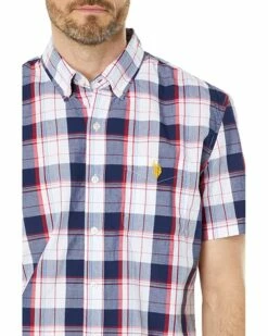 U.S. POLO ASSN. Shirts & Tops Short Sleeve Large Plaid Poplin Woven Shirt 8 U.S. POLO ASSN. Shirts & Tops Short Sleeve Large Plaid Poplin Woven Shirt -Valentino Garavani Sales Shop 81bVHTGNdAL. AC SR736920