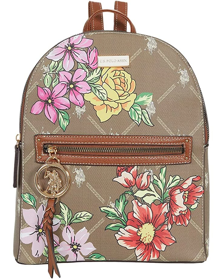 U.S. POLO ASSN. Backpacks Floral Signature Backpack 3 U.S. POLO ASSN. Backpacks Floral Signature Backpack