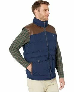 U.S. POLO ASSN. Coats & Outerwear Signature Vest w/ PU Yoke 12 U.S. POLO ASSN. Coats & Outerwear Signature Vest w/ PU Yoke -Valentino Garavani Sales Shop 81cRp2Qp34L. AC SR736920
