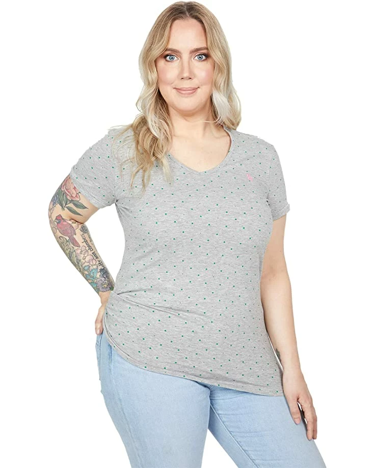 U.S. POLO ASSN. Shirts & Tops Dot V-Neck Tee 8 U.S. POLO ASSN. Shirts & Tops Dot V-Neck Tee - Image 6