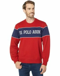 U.S. POLO ASSN. Hoodies & Sweatshirts Long Sleeve Crew Neck Sweatshirt