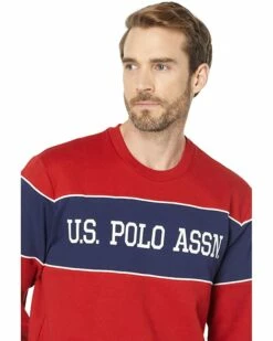 U.S. POLO ASSN. Hoodies & Sweatshirts Long Sleeve Crew Neck Sweatshirt -Valentino Garavani Sales Shop 81dZe8f3YrL. AC SR736920