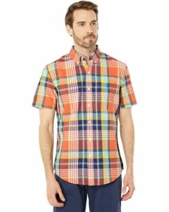U.S. POLO ASSN. Shirts & Tops Short Sleeve Madras Plaid Woven Shirt