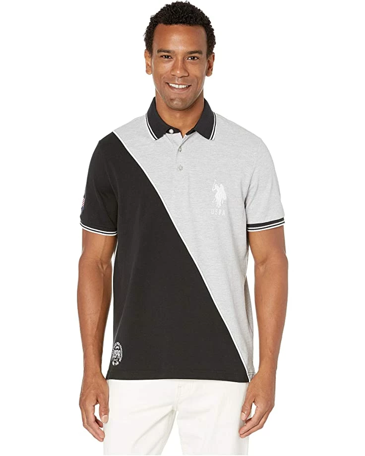 U.S. POLO ASSN. Shirts & Tops Diagonal Color Block Polo 8 U.S. POLO ASSN. Shirts & Tops Diagonal Color Block Polo - Image 6