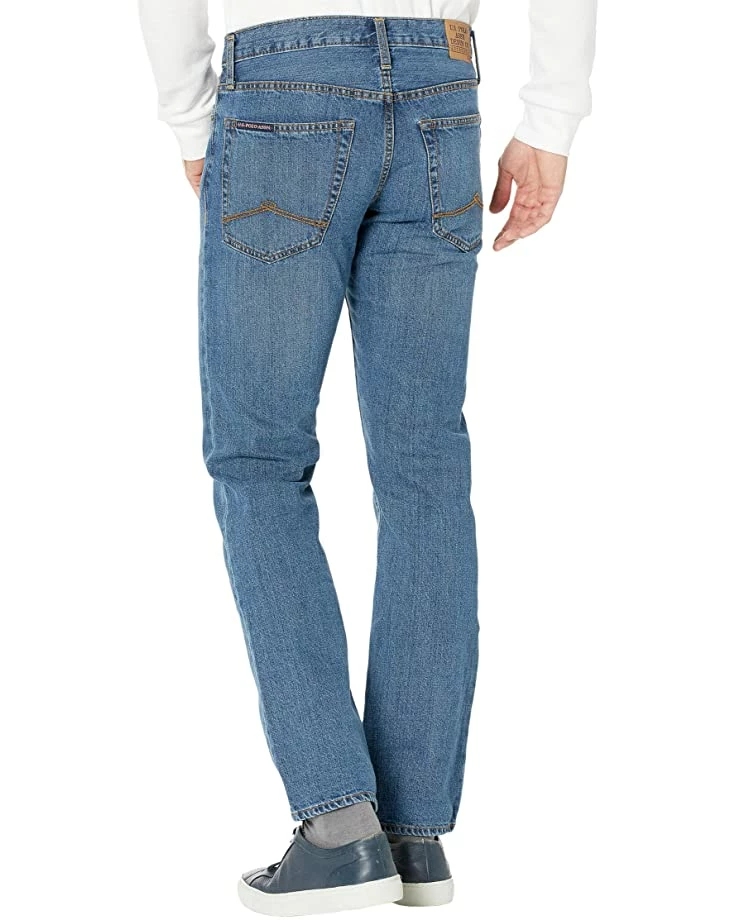 U.S. POLO ASSN. Slim Straight Five-Pocket Jeans in Blue Denim 4 U.S. POLO ASSN. Slim Straight Five-Pocket Jeans in Blue Denim - Image 2