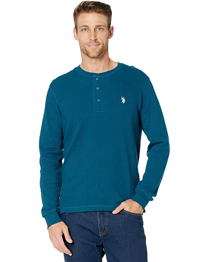 U.S. POLO ASSN. Shirts & Tops Long Sleeve Solid Thermal Henley 10 U.S. POLO ASSN. Shirts & Tops Long Sleeve Solid Thermal Henley - Image 8