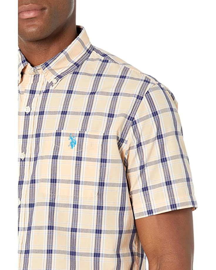 U.S. POLO ASSN. Shirts & Tops Short Sleeve Three-Color Plaid Woven Shirt 5 U.S. POLO ASSN. Shirts & Tops Short Sleeve Three-Color Plaid Woven Shirt - Image 3