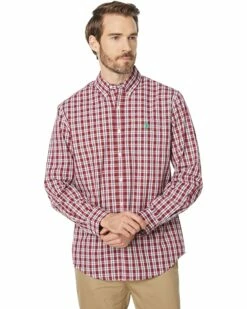 U.S. POLO ASSN. Shirts & Tops Long Sleeve CVC Yarn-Dye Plaid Woven Shirt -Valentino Garavani Sales Shop 81hKXIqPM7L. AC SR736920