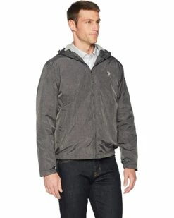 U.S. POLO ASSN. Coats & Outerwear Heather Hooded Windbreaker 10 U.S. POLO ASSN. Coats & Outerwear Heather Hooded Windbreaker -Valentino Garavani Sales Shop 81kgZPPUtiL. AC SR736920