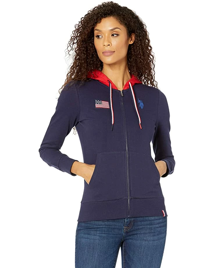 U.S. POLO ASSN. Hoodies & Sweatshirts Flag Zip Front Hoodie 3 U.S. POLO ASSN. Hoodies & Sweatshirts Flag Zip Front Hoodie