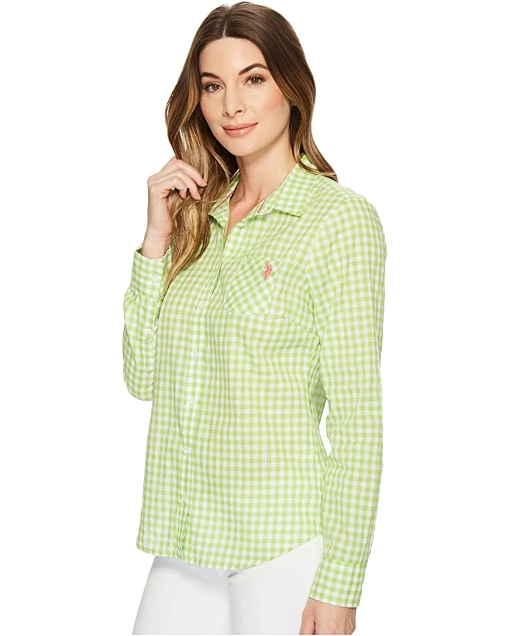 U.S. POLO ASSN. Shirts & Tops Woven Plaid Blouse 4 U.S. POLO ASSN. Shirts & Tops Woven Plaid Blouse - Image 2
