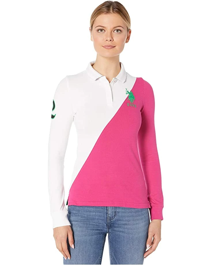U.S. POLO ASSN. Shirts & Tops Splice Long Sleeve Polo 3 U.S. POLO ASSN. Shirts & Tops Splice Long Sleeve Polo