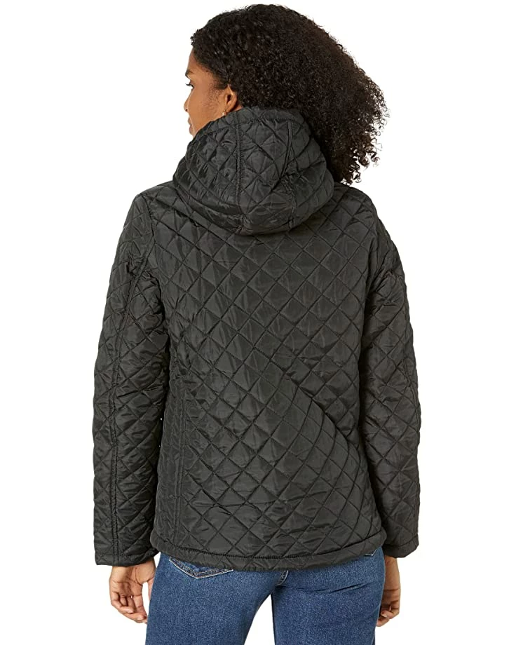 U.S. POLO ASSN. Coats & Outerwear Diamond Quilt Hoodie w/ Sherpa Hood 4 U.S. POLO ASSN. Coats & Outerwear Diamond Quilt Hoodie w/ Sherpa Hood - Image 2