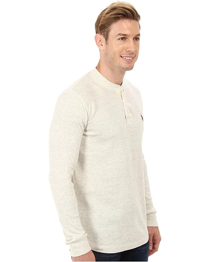 U.S. POLO ASSN. Shirts & Tops Long Sleeve Cotton Thermal Henley 6 U.S. POLO ASSN. Shirts & Tops Long Sleeve Cotton Thermal Henley - Image 4