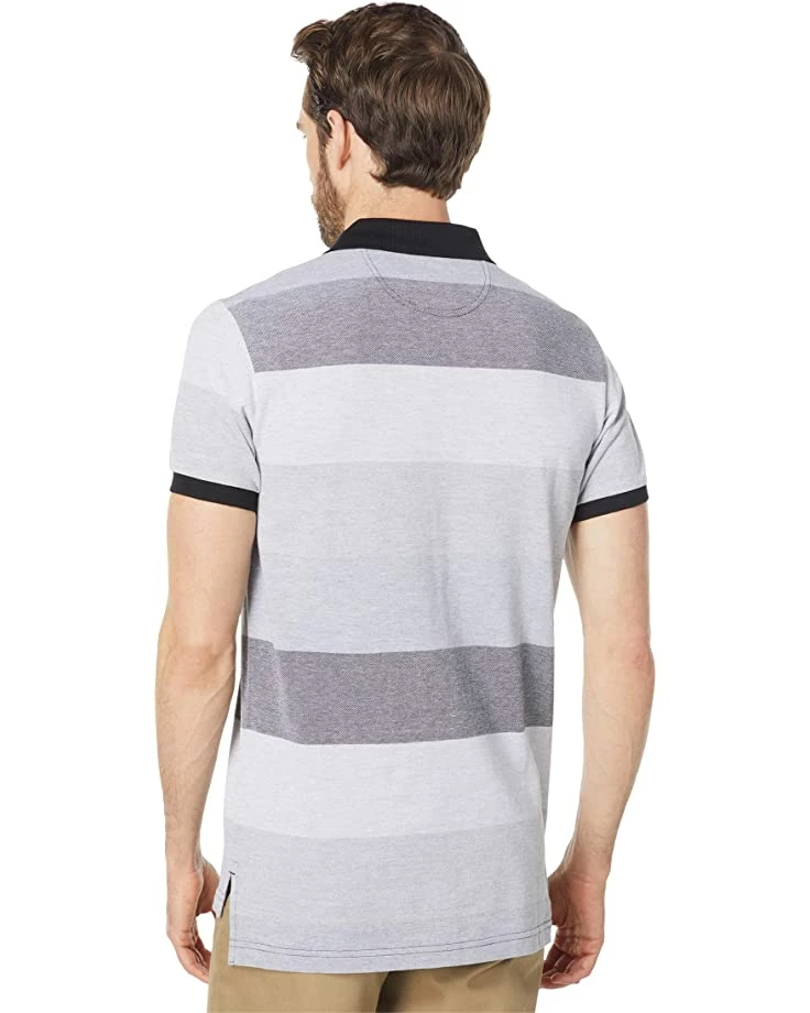 U.S. POLO ASSN. Shirts & Tops Short Sleeve Slim Fit Birdseye Stripe Knit Polo Shirt 4 U.S. POLO ASSN. Shirts & Tops Short Sleeve Slim Fit Birdseye Stripe Knit Polo Shirt - Image 2