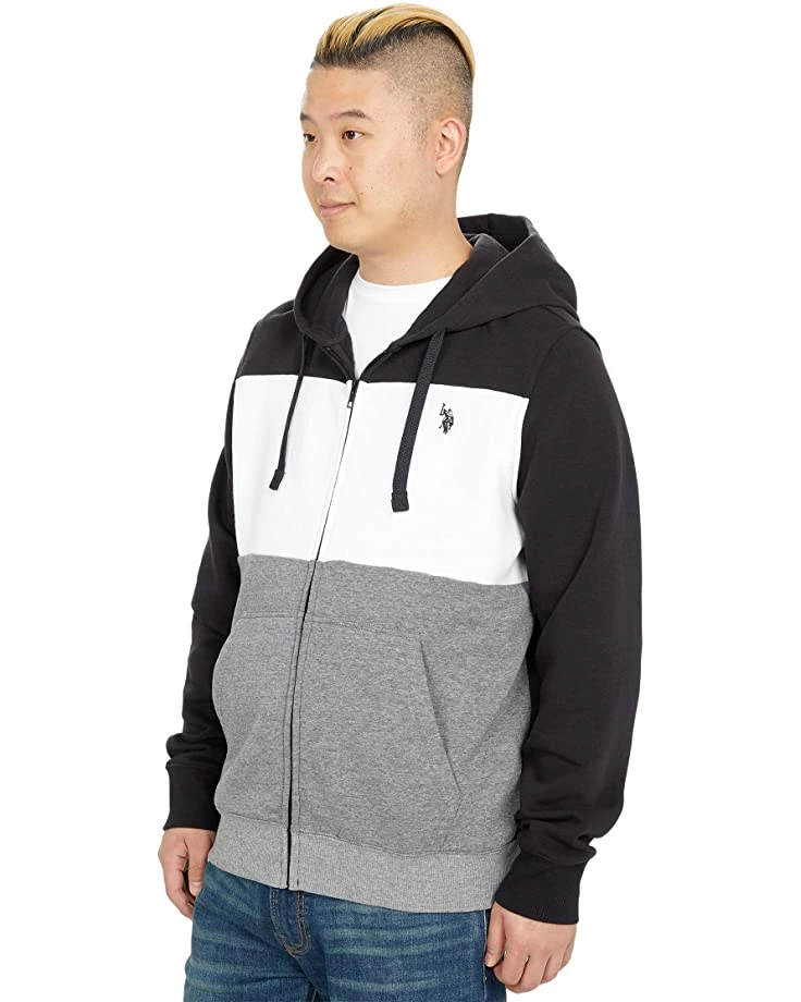 U.S. POLO ASSN. Hoodies & Sweatshirts Full Zip Color-Block Hoodie 4 U.S. POLO ASSN. Hoodies & Sweatshirts Full Zip Color-Block Hoodie - Image 2
