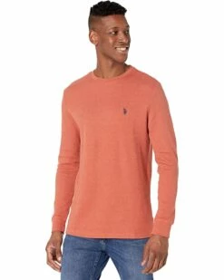 U.S. POLO ASSN. Shirts & Tops Long Sleeve Crew Neck Solid Thermal Shirt -Valentino Garavani Sales Shop 81s8ECO4kHL. AC SR736920