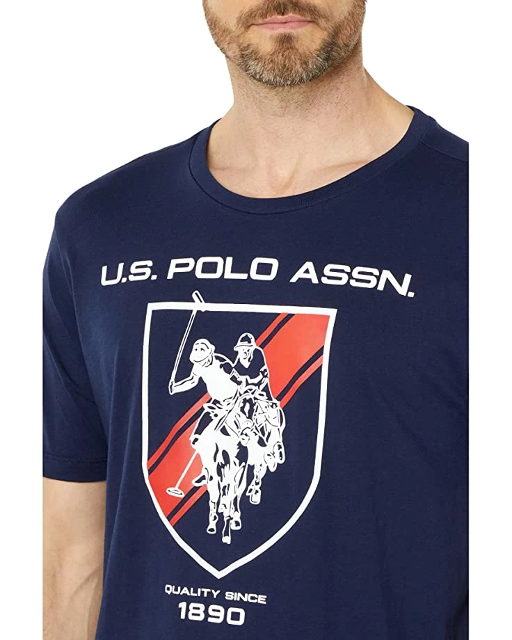 U.S. POLO ASSN. Shirts & Tops Short Sleeve Crew Neck Sheild Graphic Screen Print Tee 5 U.S. POLO ASSN. Shirts & Tops Short Sleeve Crew Neck Sheild Graphic Screen Print Tee - Image 3