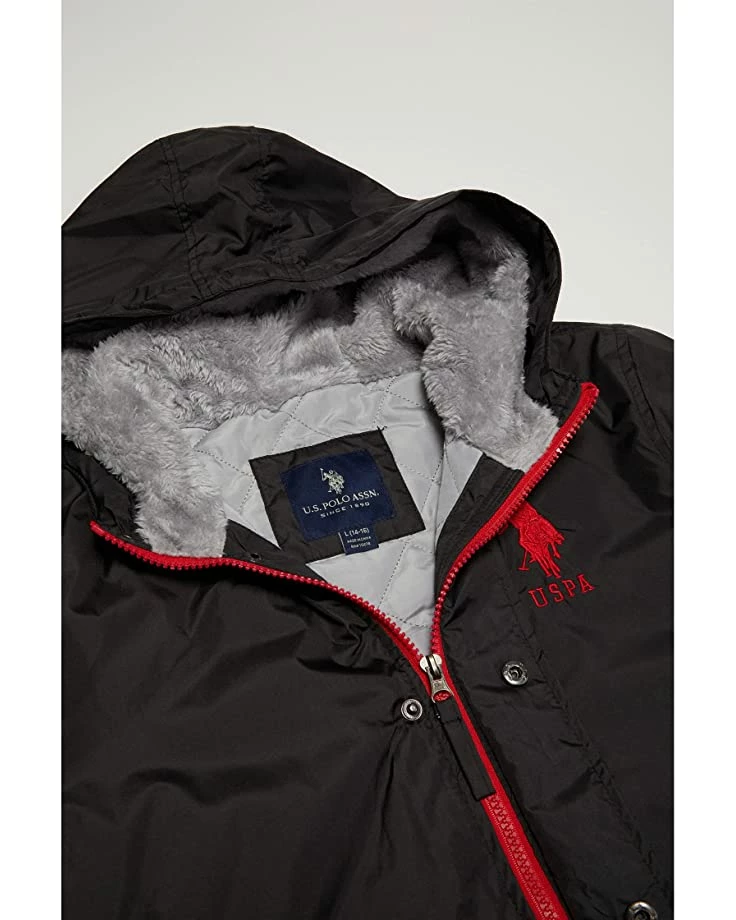 U.S. POLO ASSN. Coats & Outerwear Sherpa Lined Windbreaker (Little Kids/Big Kids) 4 U.S. POLO ASSN. Coats & Outerwear Sherpa Lined Windbreaker (Little Kids/Big Kids) - Image 2