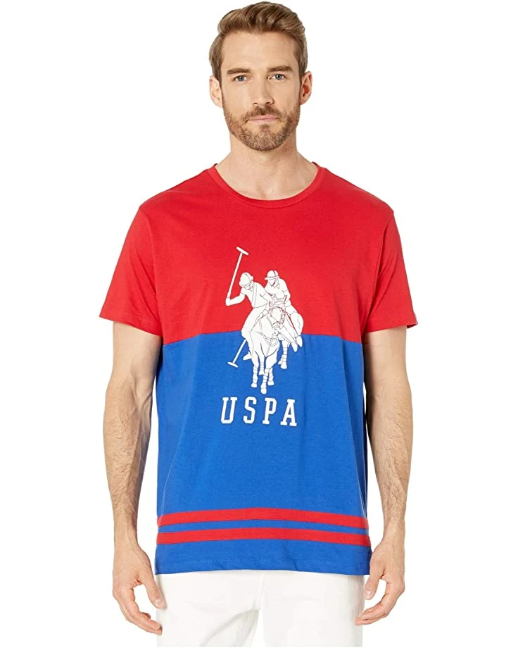 U.S. POLO ASSN. Shirts & Tops USPA Chest Two-Tone Tee 3 U.S. POLO ASSN. Shirts & Tops USPA Chest Two-Tone Tee