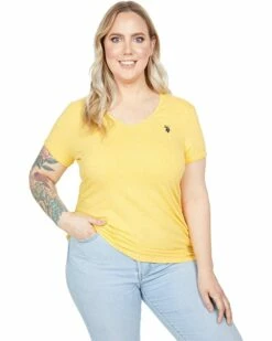 U.S. POLO ASSN. Shirts & Tops Dot V-Neck Tee