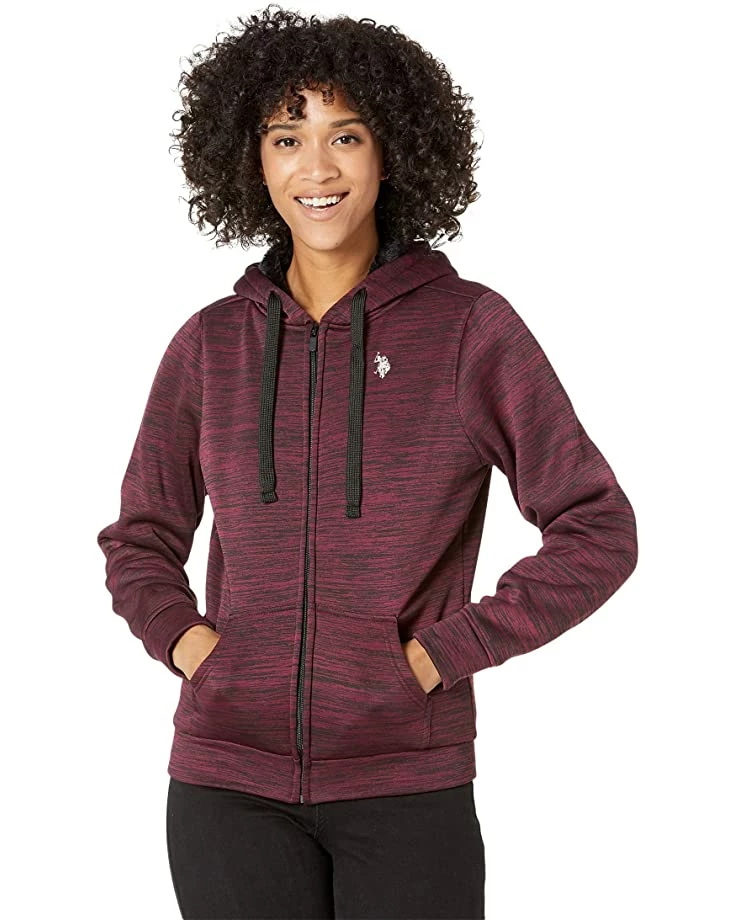 U.S. POLO ASSN. Hoodies & Sweatshirts Space Dye Fleece Jacket 7 U.S. POLO ASSN. Hoodies & Sweatshirts Space Dye Fleece Jacket - Image 5