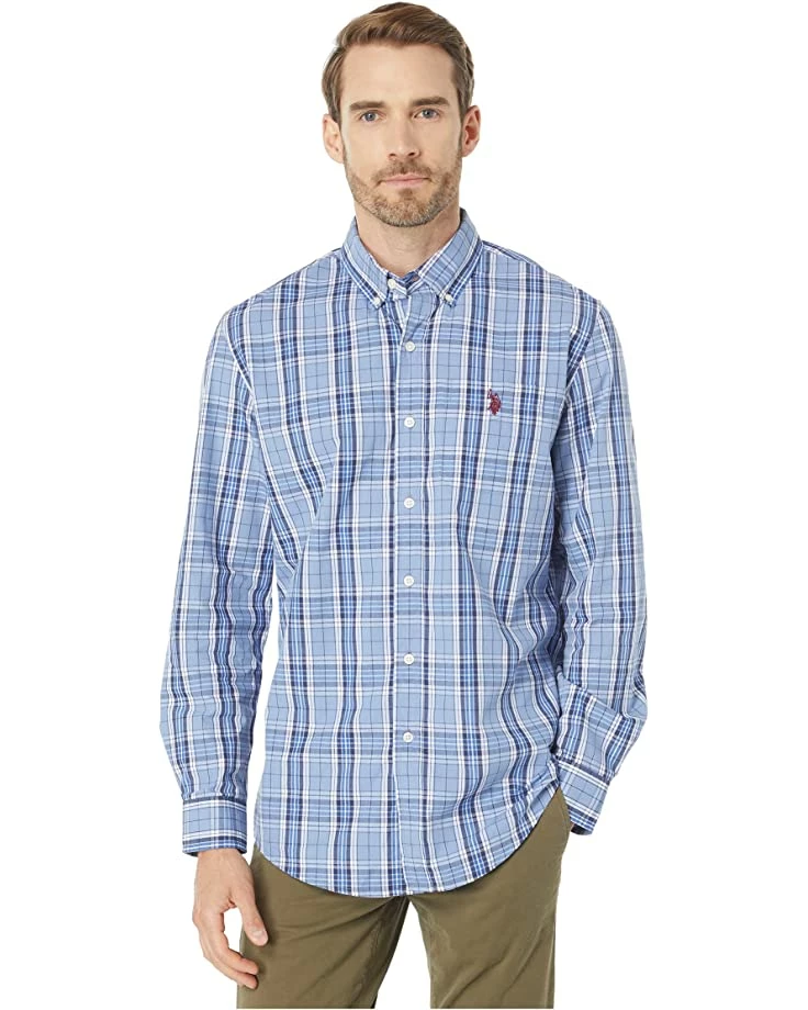 U.S. POLO ASSN. Shirts & Tops Long Sleeve Yarn-Dye Peached Poplin Plaid Woven Shirt 7 U.S. POLO ASSN. Shirts & Tops Long Sleeve Yarn-Dye Peached Poplin Plaid Woven Shirt - Image 5
