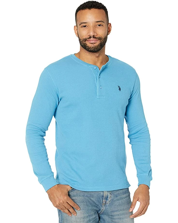 U.S. POLO ASSN. Shirts & Tops Long Sleeve Solid Thermal Henley 9 U.S. POLO ASSN. Shirts & Tops Long Sleeve Solid Thermal Henley - Image 7