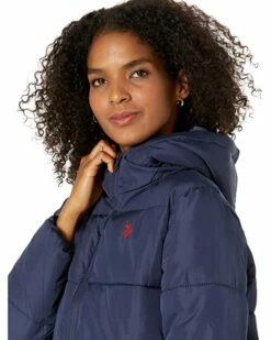 U.S. POLO ASSN. Coats & Outerwear Long Wide Channel w/ Hood Puffer 9 U.S. POLO ASSN. Coats & Outerwear Long Wide Channel w/ Hood Puffer -Valentino Garavani Sales Shop 81xb774JgL. AC SR736920