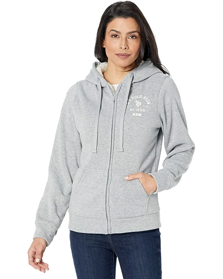 U.S. POLO ASSN. Hoodies & Sweatshirts Chest Print Fleece Jacket 3 U.S. POLO ASSN. Hoodies & Sweatshirts Chest Print Fleece Jacket