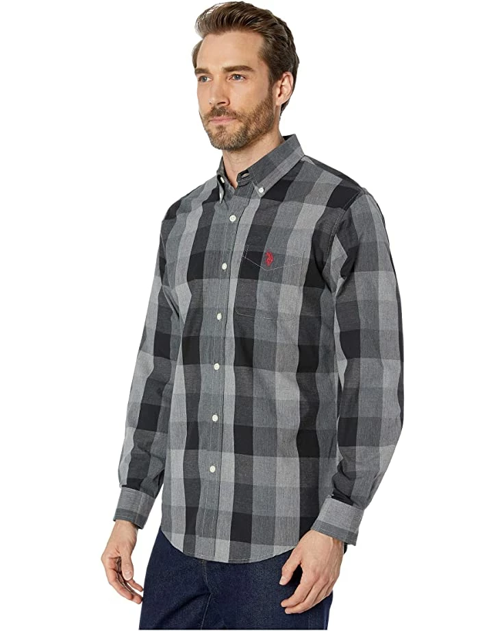 U.S. POLO ASSN. Shirts & Tops Long Sleeve Classic Fit Plaid Heather Woven 4 U.S. POLO ASSN. Shirts & Tops Long Sleeve Classic Fit Plaid Heather Woven - Image 2